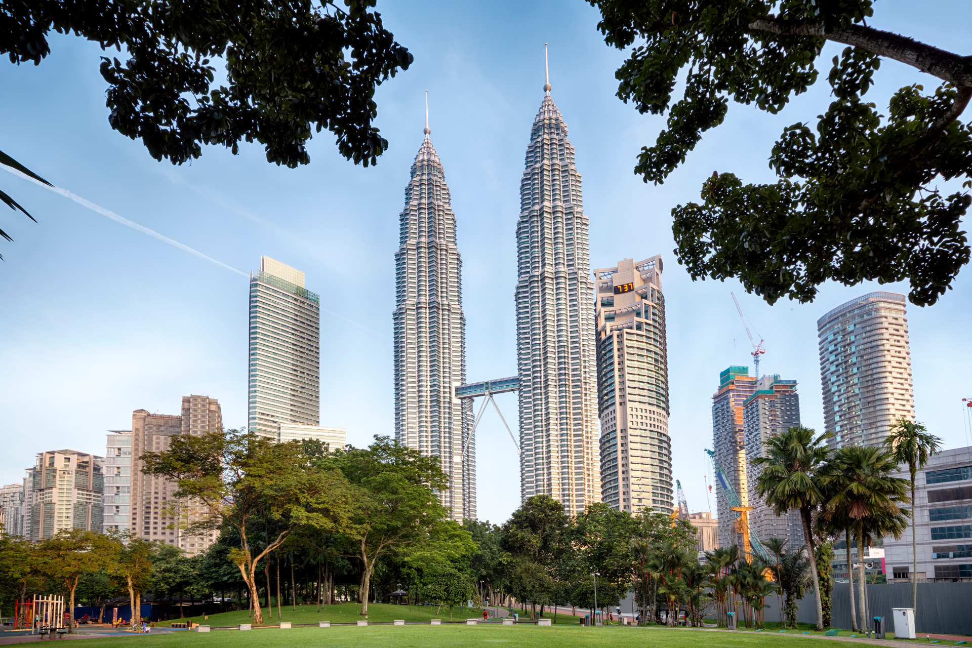 Petronas Towers w Kuala Lumpur w Malezji zbudowane przy użyciu szalunków PERI